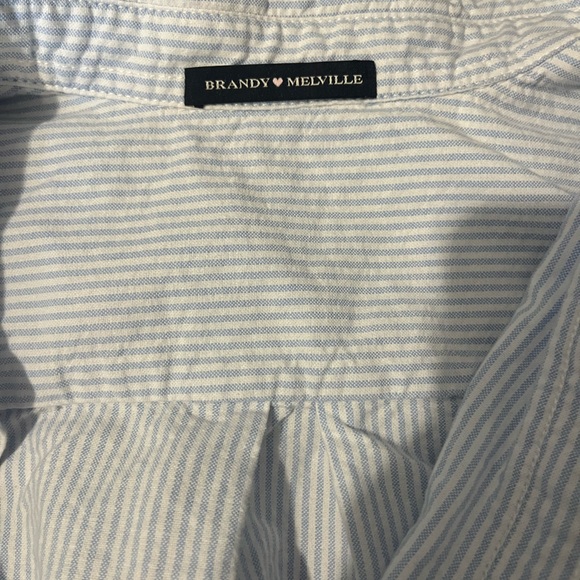 Brandy Melville Stripped Button Up - Picture 4 of 4